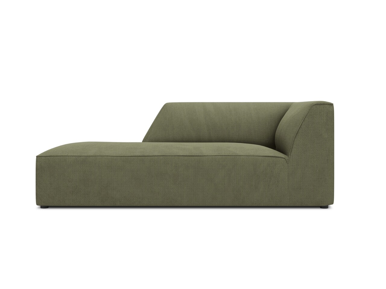 Sezlong living stanga 1 loc, Ruby, Micadoni Home, BL, 180x93x69 cm, velur, verde - imagine 7